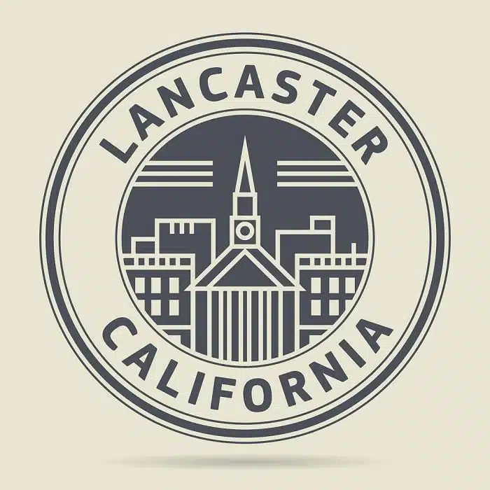 Lancaster, California Sign