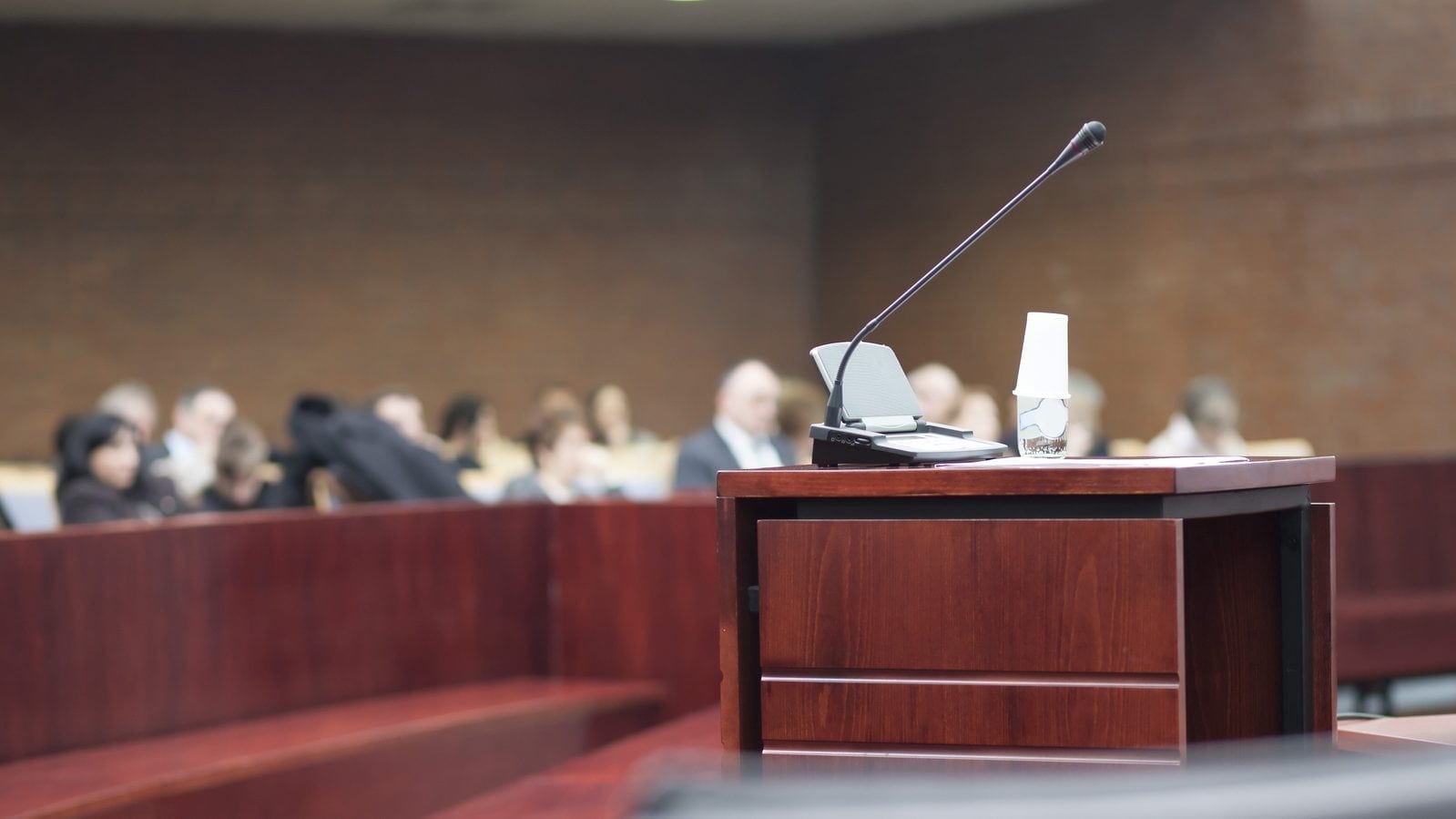 Courtroom Stock Photo